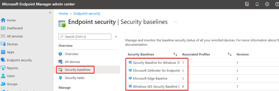 Microsoft Endpoint Manager Admin Center with Microsoft 365 Business Premium